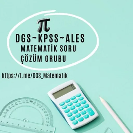 2025 KPSS ~ ALES ~ DGS Matematik Telegram kanal görseli