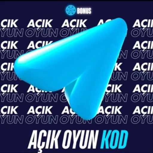 Açık Oyunlar Kod Etkinlik Telegram kanal görseli