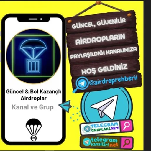 Güncel & Bol Kazançlı Airdroplar SOHBET Telegram kanal görseli