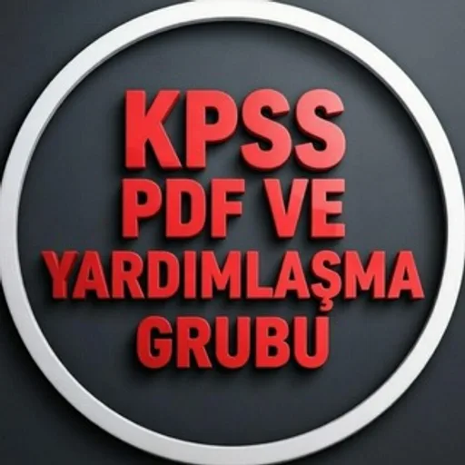 KPSS PDF Ve Yardımlaşma Grubu Telegram kanal görseli