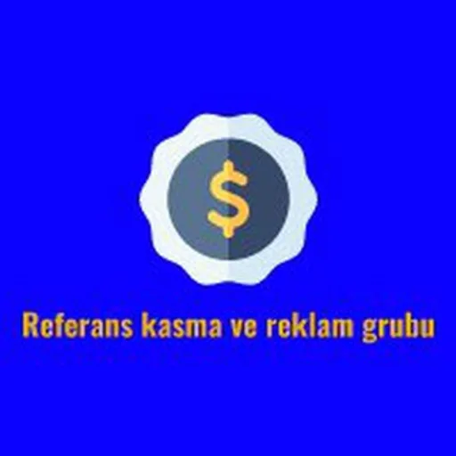 Referans kasma ve reklam grubu Telegram kanal görseli